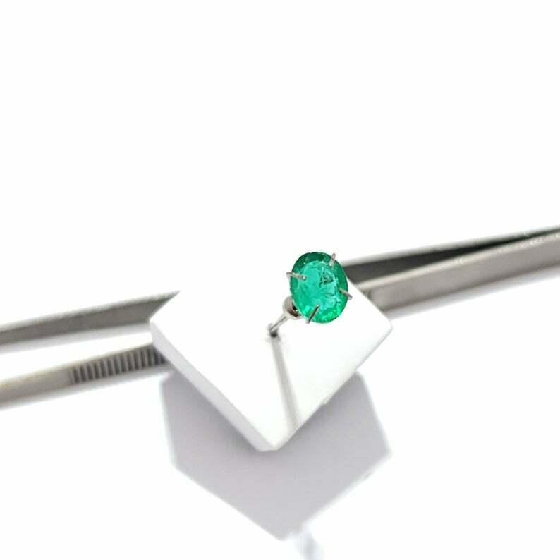 Natural Certified Sandawana Emerald Oval Cut 1.30 Cts Oval Loose Emerald. For Sale 3