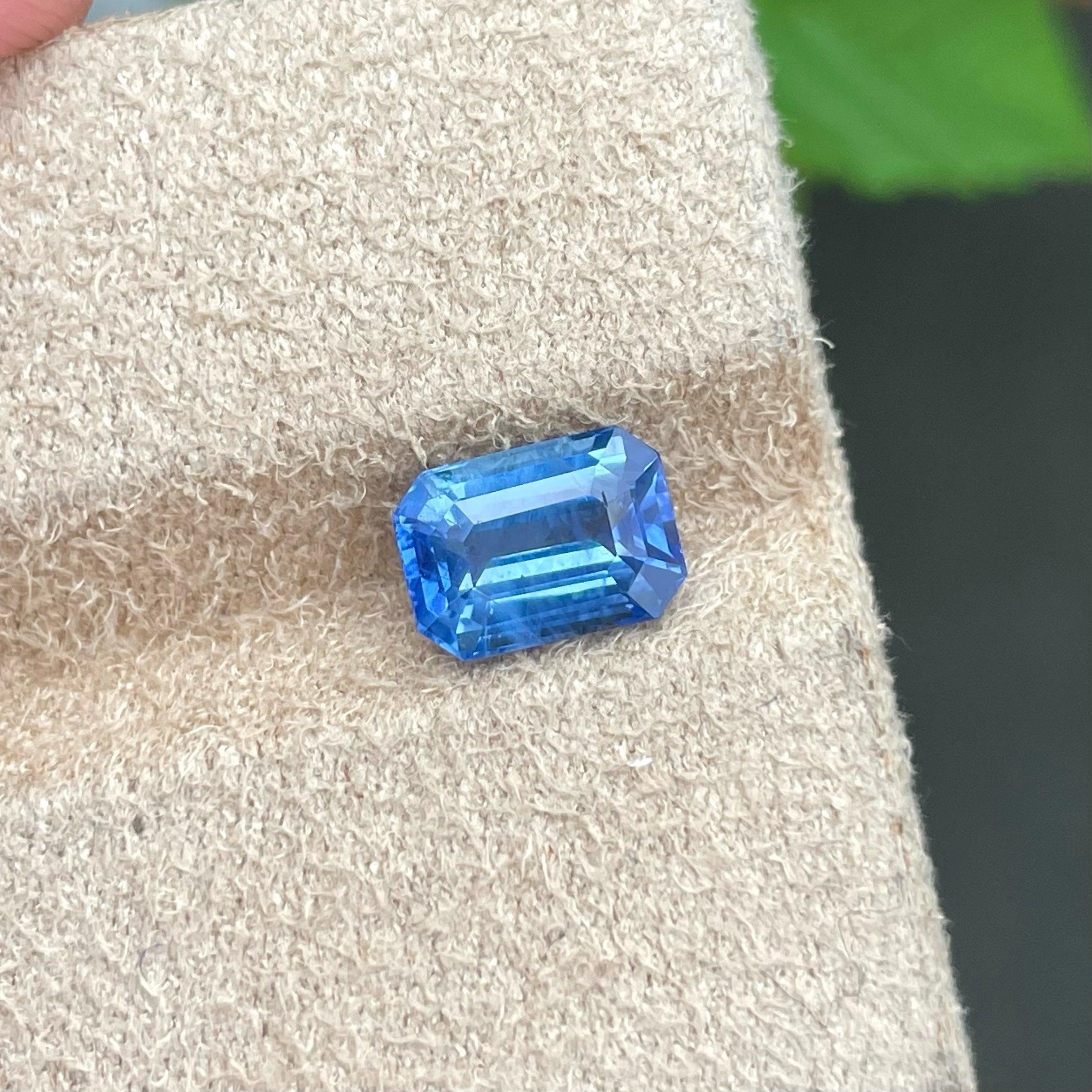 blue shiny stone