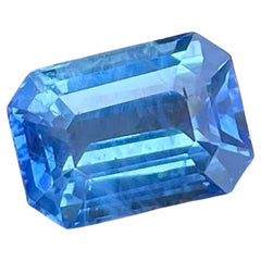 Natural Ceylon Cornflower Blue Sapphire 3.06 Carats Gemstone for Ring Jewelry