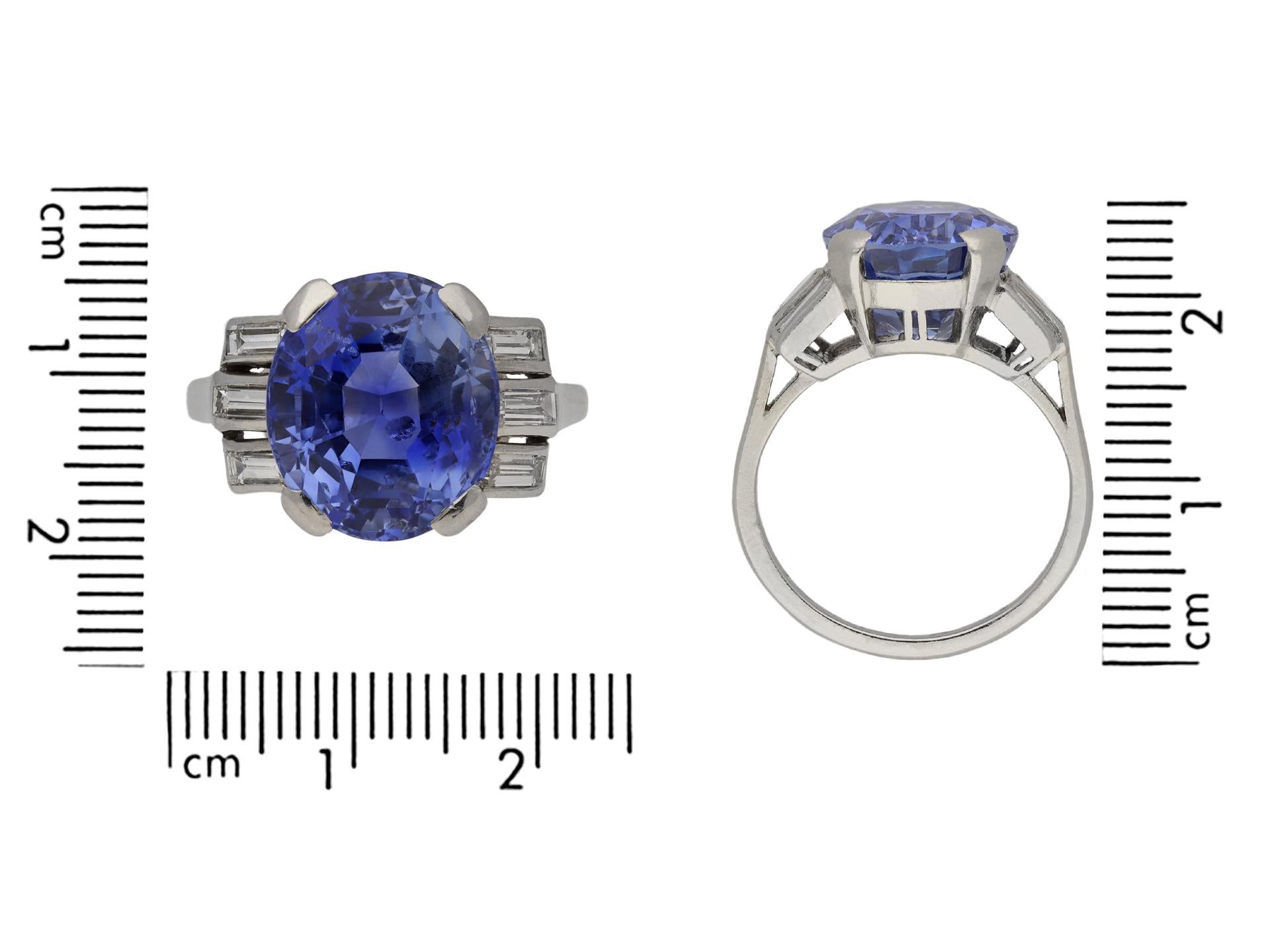 1920 sapphire and diamond ring