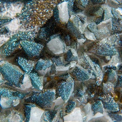 Natural Chalcopyrite over Calcite from China