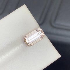 Natural Champagne Peach Color Morganite Loose Gemstone for Pendant & Ring 11mm