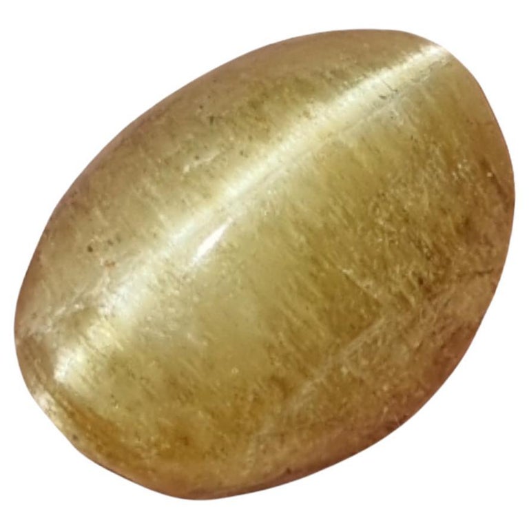Natural Chrysoberyl Cat's Eye Gemstone For Sale at 1stDibs