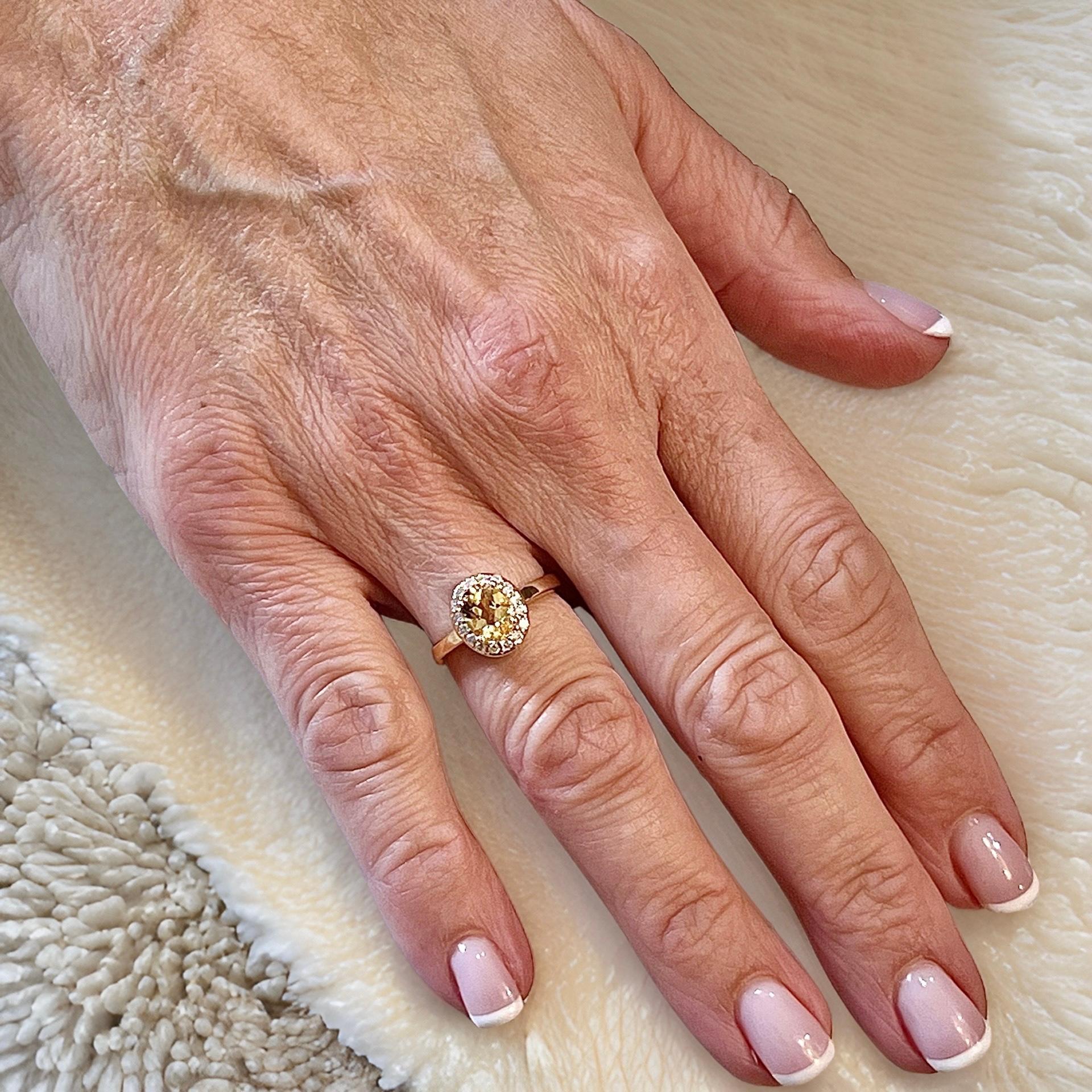 Beautifully Faceted Natural Citrine and Diamond Ring size 6.5 14k Yellow Gold 1.74 TCW

Certified $2,950 310633

This is a Unique Custom Made Glamorous Piece of Jewelry!

Nothing says, “I Love you” more than Diamonds and Pearls!

This Citrine and