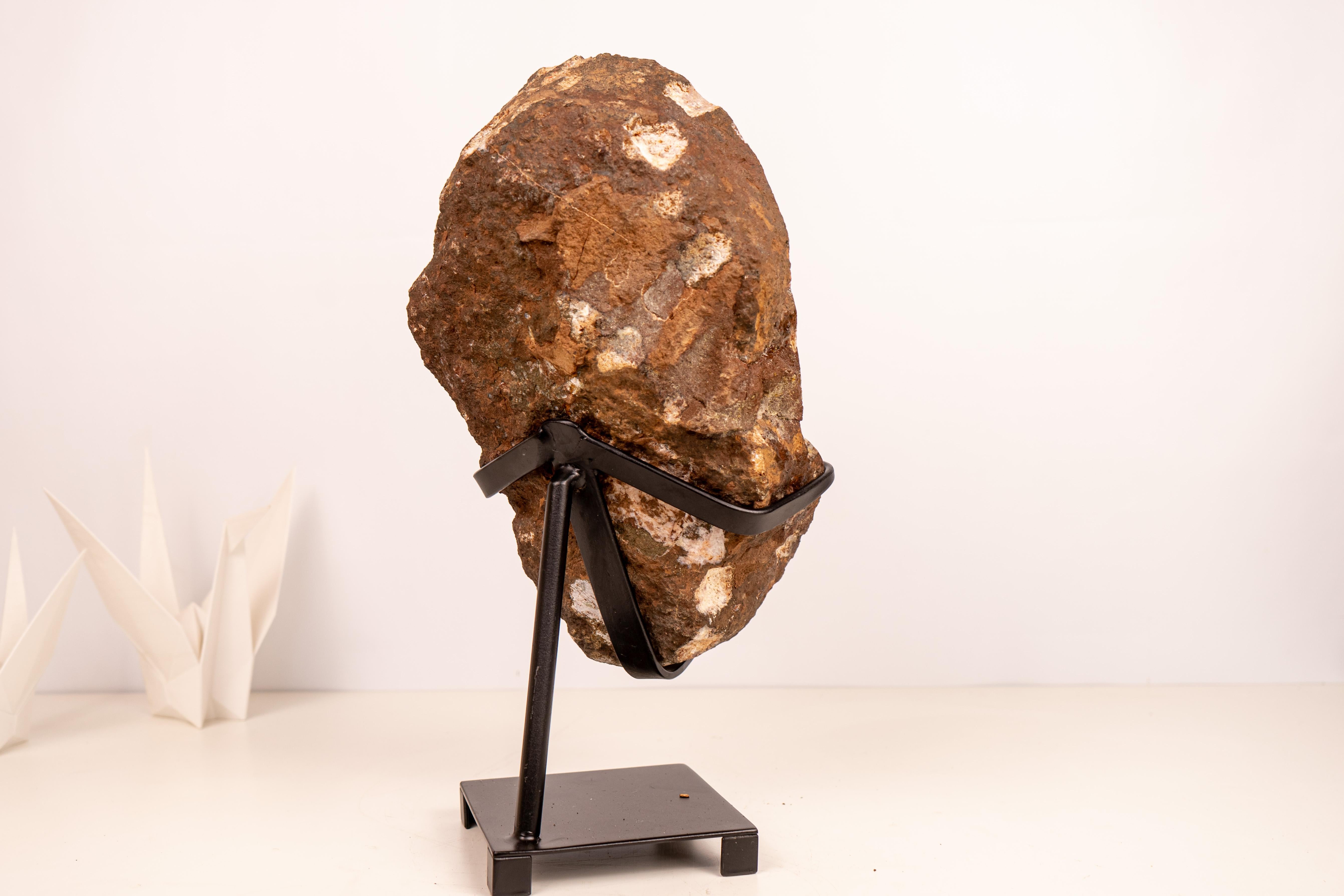Natürlicher Citrin Geode Höhle mit großen orange Punkte, Tisch & Regal Dekoration im Angebot 12