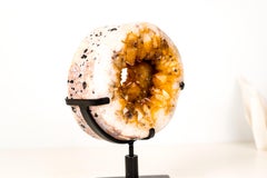 Natural Citrine Geode Portal