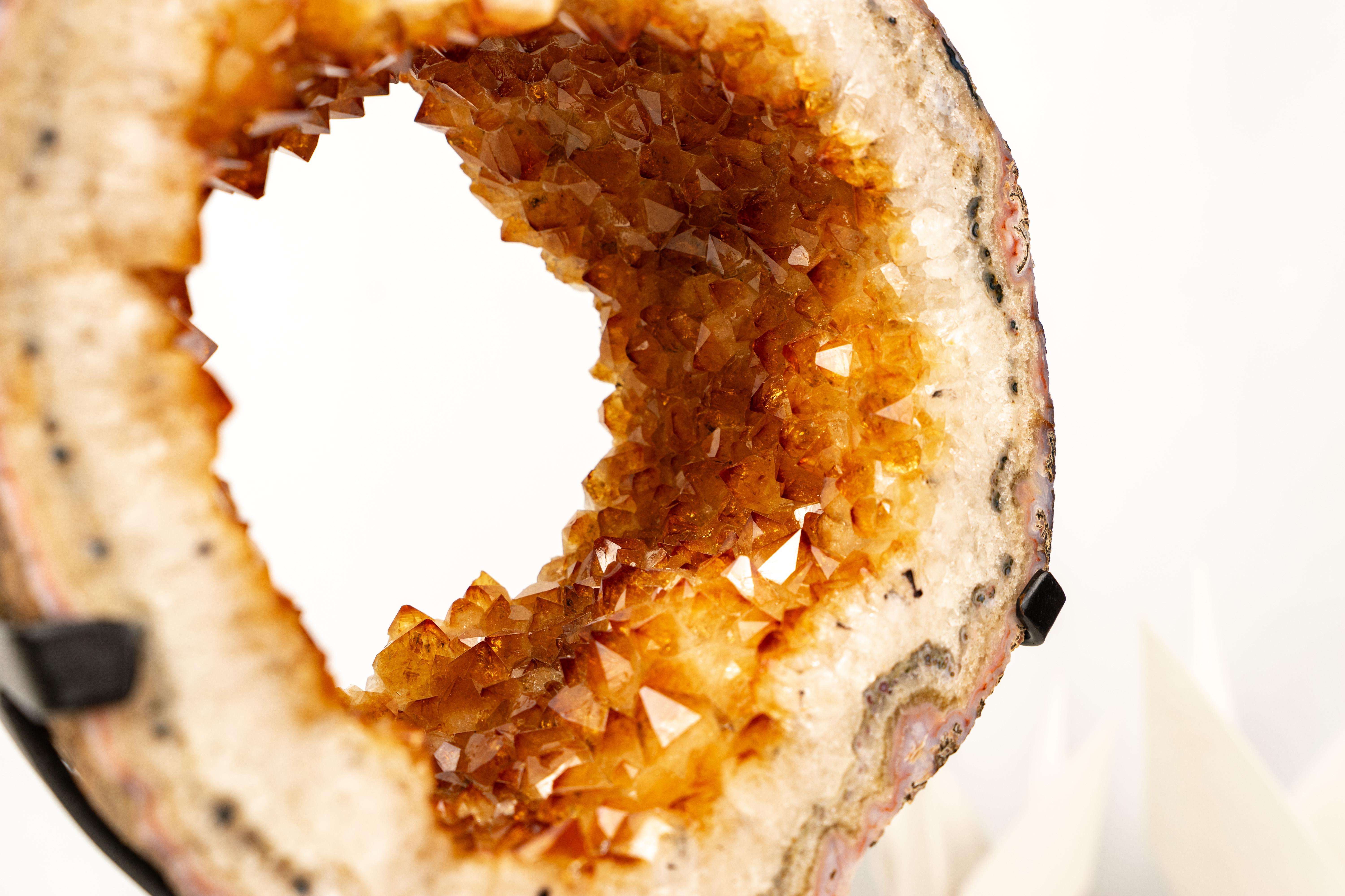 Natural Citrine Geode Portal For Sale 2