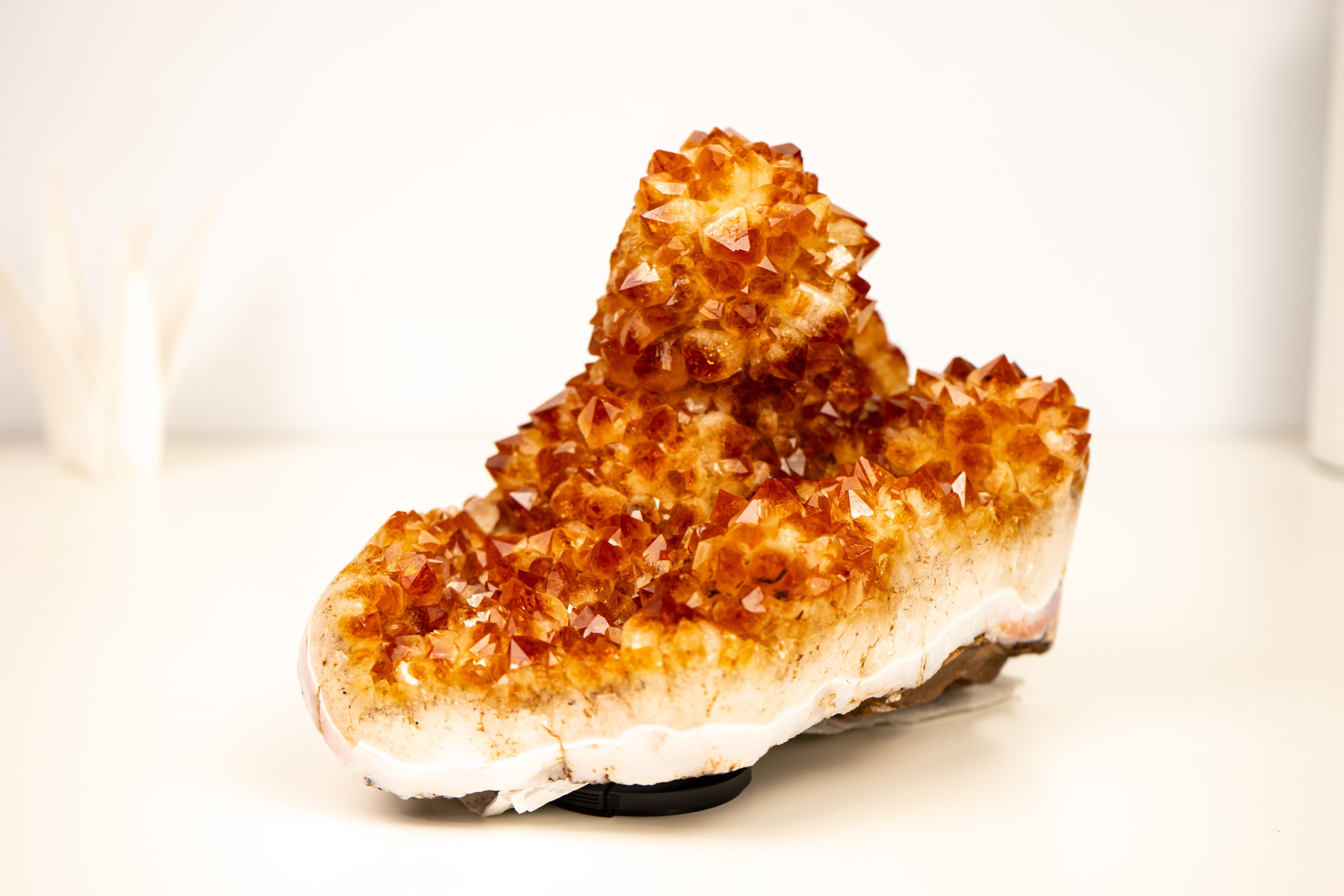 Cluster di cristalli a rosetta di Citrino naturale In condizioni Nuovo in vendita a Ametista Do Sul, BR