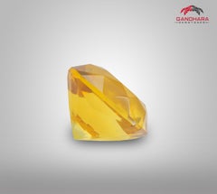 Natural Citrine Stone 3.89 Carats Citrine Gemstone For Rings yellow Citrine