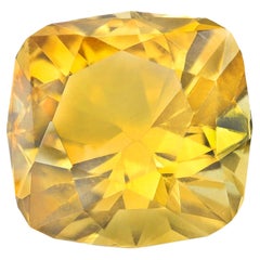 Pierre de citrine naturelle de 3,89 carats Citrine pierre précieuse pour bagues Citrine jaune