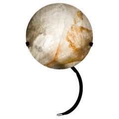 Lampada di cristallo di quarzo chiaro Nature con inclusioni di ematite Lampada di cristallo di quarzo chiaro Nature con inclusioni di ematite