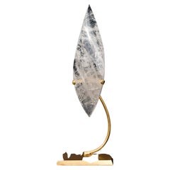 Natural Clear Quartz Flame Sculpture