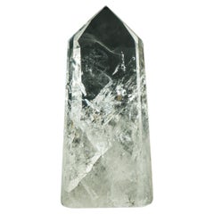 Natural Clear Quartz Obelisk Point, High-Grade Water-Clear Diamantina Crystal
