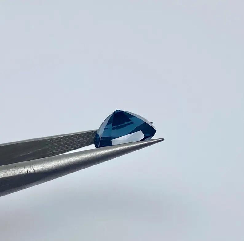 Cushion Cut Natural Cobalt Blue spinel quality VS, 3.48 Ct. gemstone, Certificate GFCO