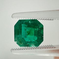 Natural Colombia Emerald 2.24ct VIVID GREEN Minor Oil Certified