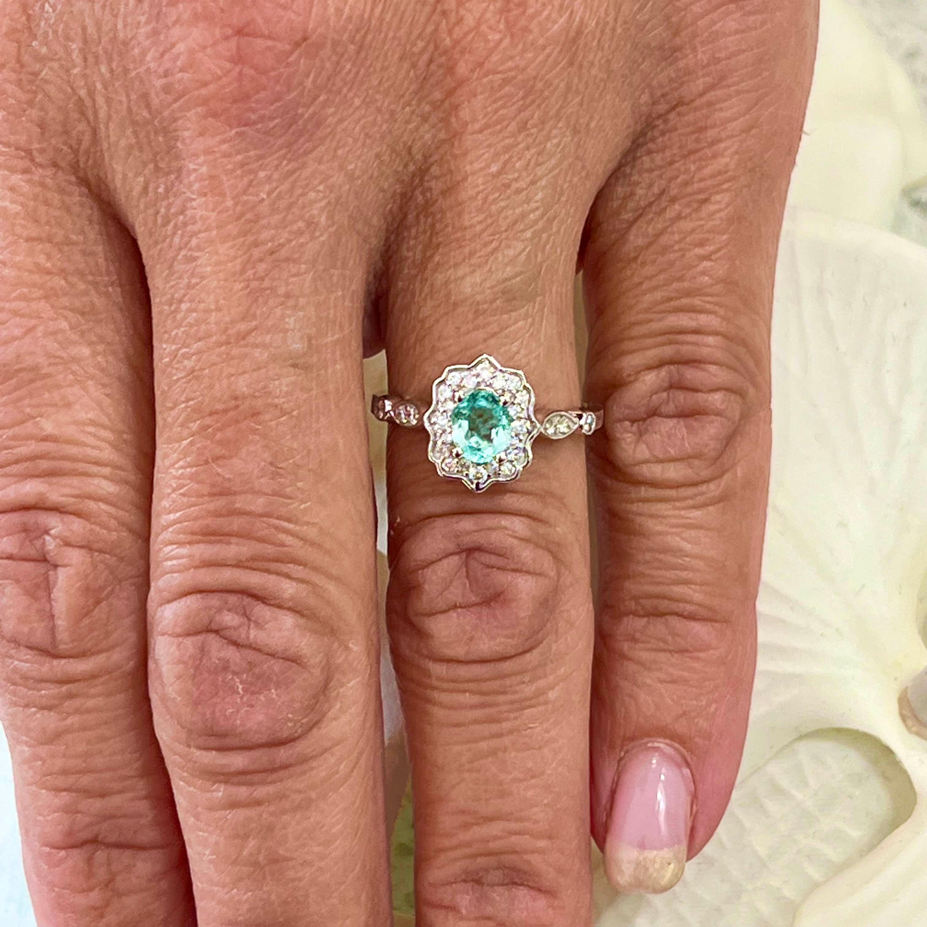 Natural Colombian Emerald Diamond Ring Size 6.5 14k W Gold 0.80 TCW Certified $4,750 216667

Nothing says, “I Love you” more than Diamonds and Pearls!

This Emerald ring has been Certified, Inspected, and Appraised by Gemological Appraisal