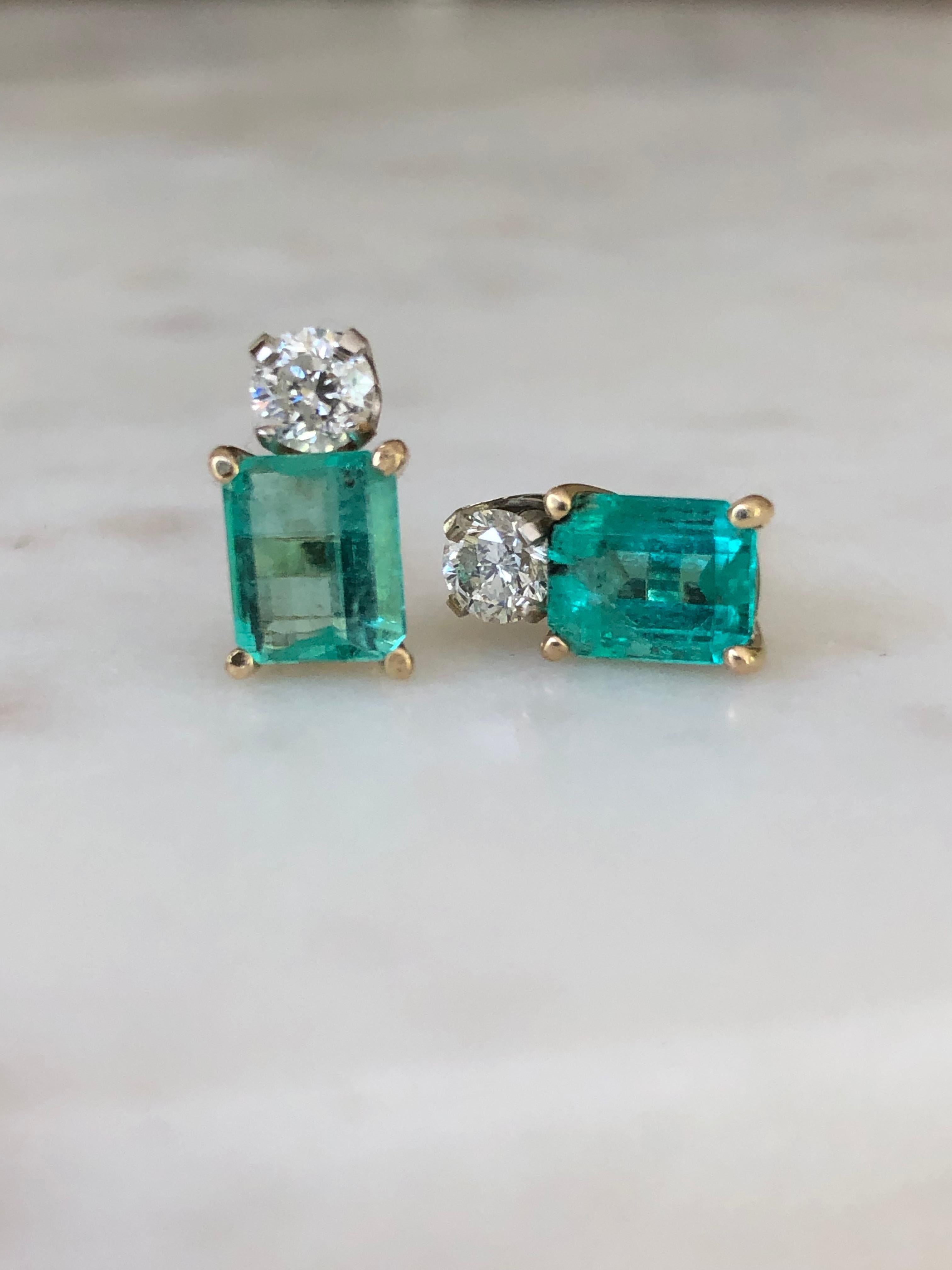 colombian emerald earrings