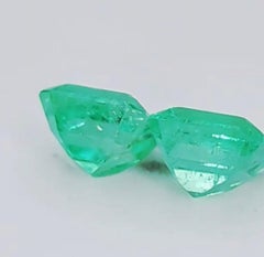 Natural Colombian Emerald Pair Square Shape 4.5 x 4.5mm