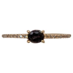 Natural Color Change Alexandrite Engagement Ring in 14K Yellow Gold  Oval 4x3mm
