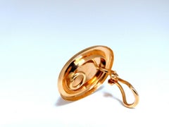 Natural Coral Clip Earrings 14 Karat*