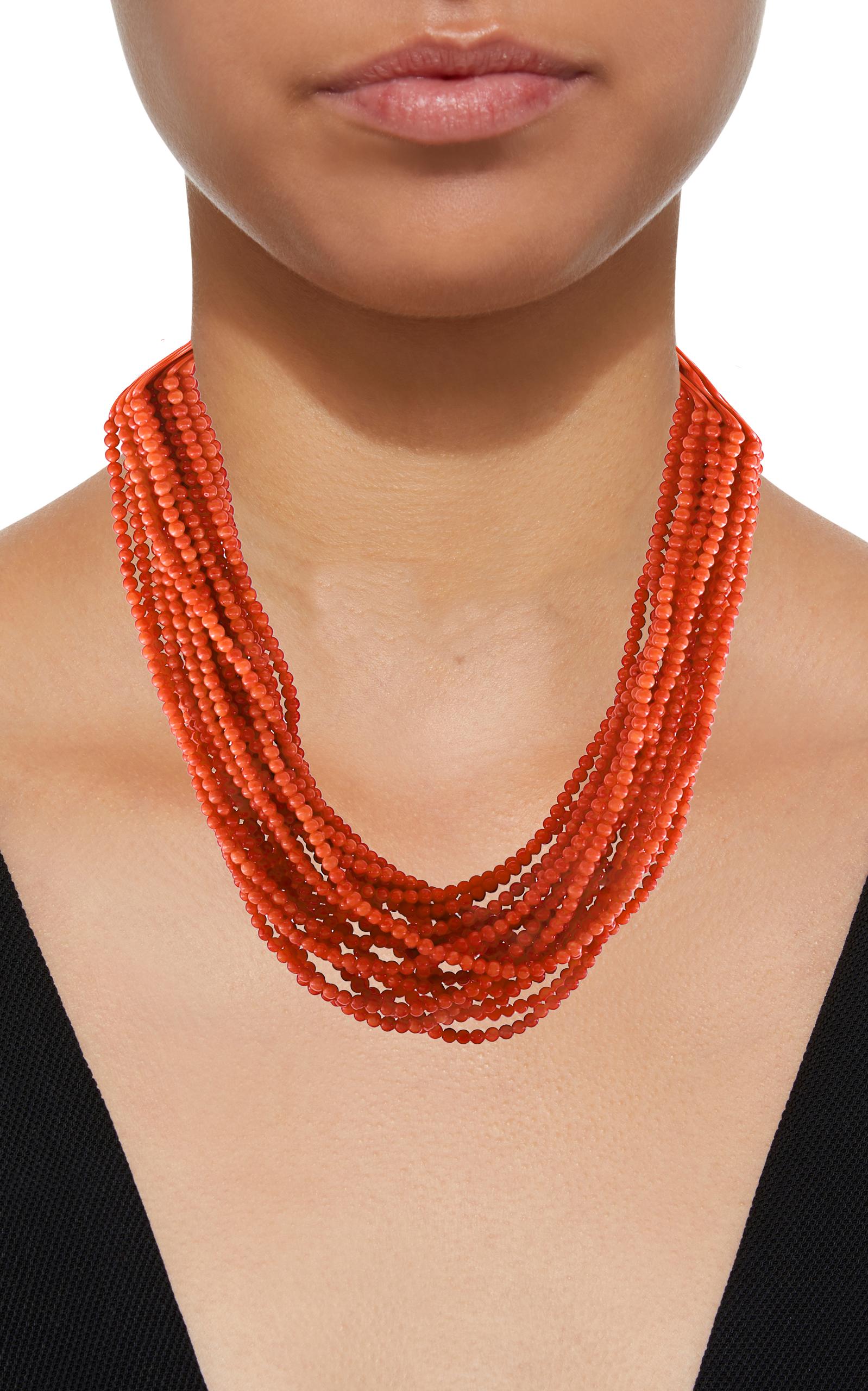 multi layered beaded necklace