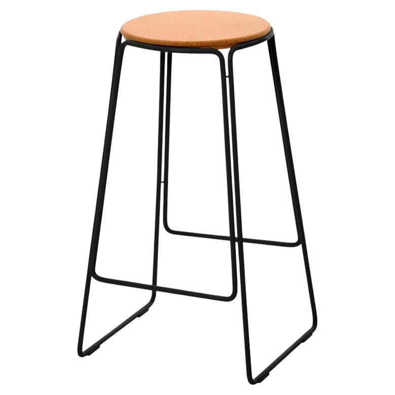 Natural Cork Prop Stool by Oxdenmarq For Sale