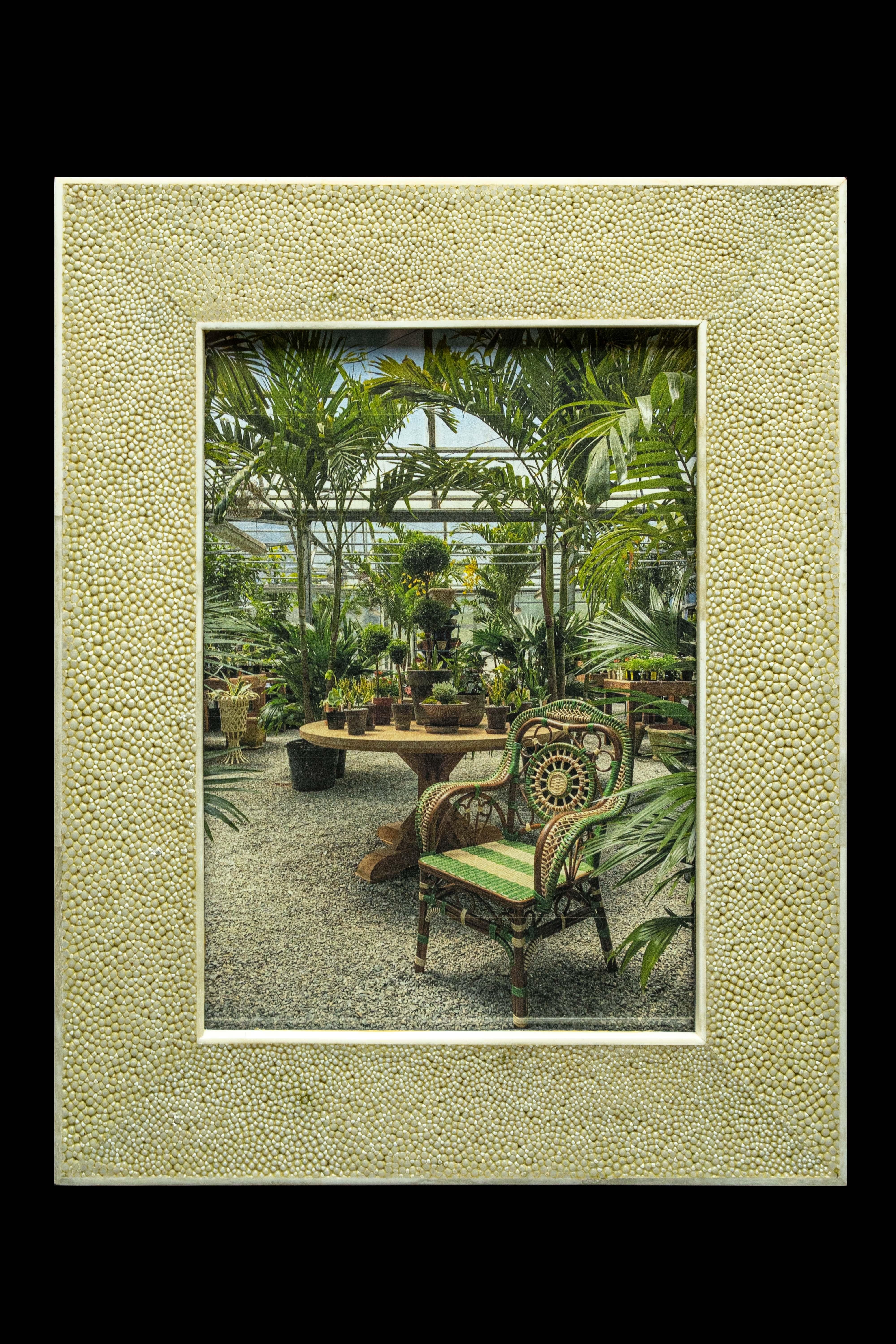 Natural Cream Shagreen frame

Measures Approximately: 9