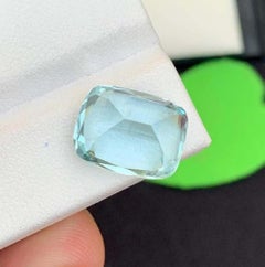 Natural Cushion Cut Aquamarine Gemstone: 9.26 Carat, Skardu Pakistan