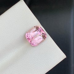 Natural Cushion Cut Baby Pink Tourmaline Gemstone for Ring & Pendant Jewelry