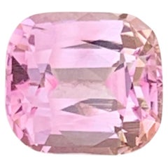 Natural Cushion Cut Baby Pink Tourmaline Gemstone for Ring & Pendant Jewelry
