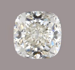 Natural Cushion Cut Diamond in a 1.70 Carat J VS2, GIA Certificate