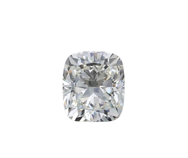 Natural Cushion Diamond in a 1.01 Carat H IF- IGI Certificate For Sale 3
