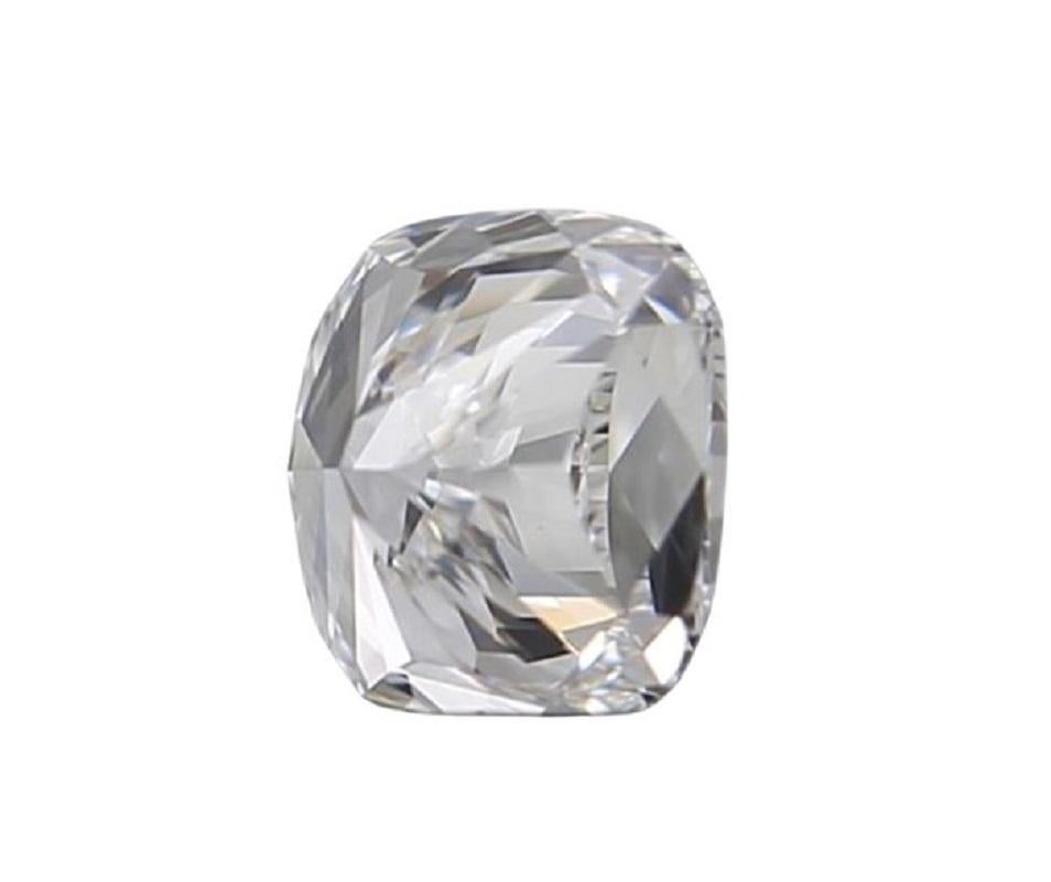 Taille coussin Diamant brillant naturel de taille coussin modifi de 0,40 carat H VVS1, certifi GIA en vente
