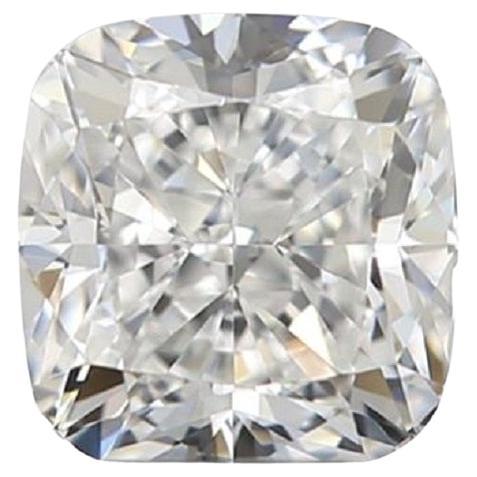 Diamant brillant naturel de taille coussin modifi de 0,40 carat H VVS1, certifi GIA en vente