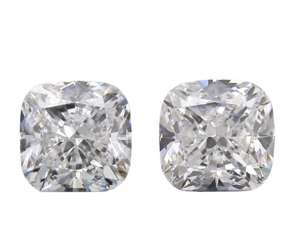 Pair of natural cushion modified brilliant diamond in a 2.03 carat D VS1 with excellent cut and extremely shine. These diamonds comes with an GIA Certificate and laser inscription number.

sku: H187-13A & H172-24A

GIA 3435660694 & 1433919467