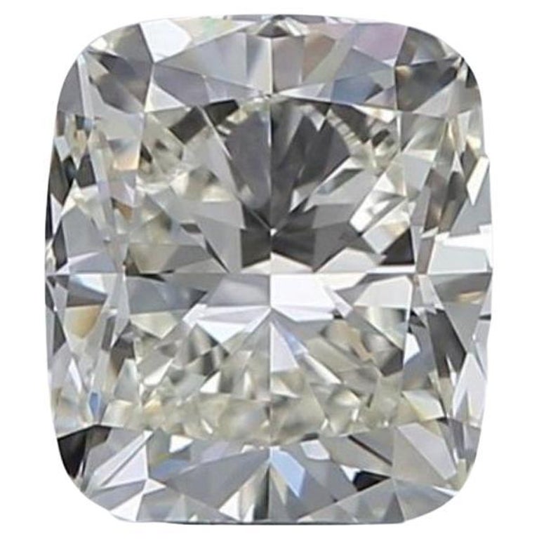 Natural Cushion Modified Brilliant Diamond with a 1.01 Carat I IF, IGI
