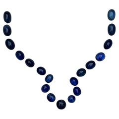 Natural Darkish Blue Sapphire 11.5 Ct Cabochon Loose Gemstone Parcel for Jewelry