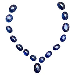 Natural Darkish Blue Sapphire 13.5 Ct Cabochon Loose Gemstone Parcel for Jewelry