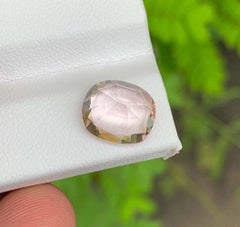 Natürlicher Dawn Pink Turmalin Edelstein: Oktober Geburtsstein, Afrika 4.28 CT