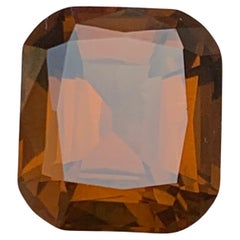 Natural Deep Amber Citrine Cushion Cut 6.44 Carat Loose Gemstone for Jewelry