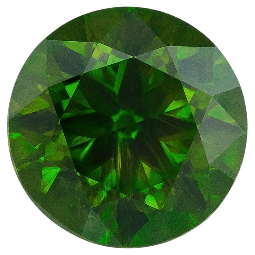 Natürlicher Demantoid Russischer Granat 2,45 Karat mit GIA Bericht