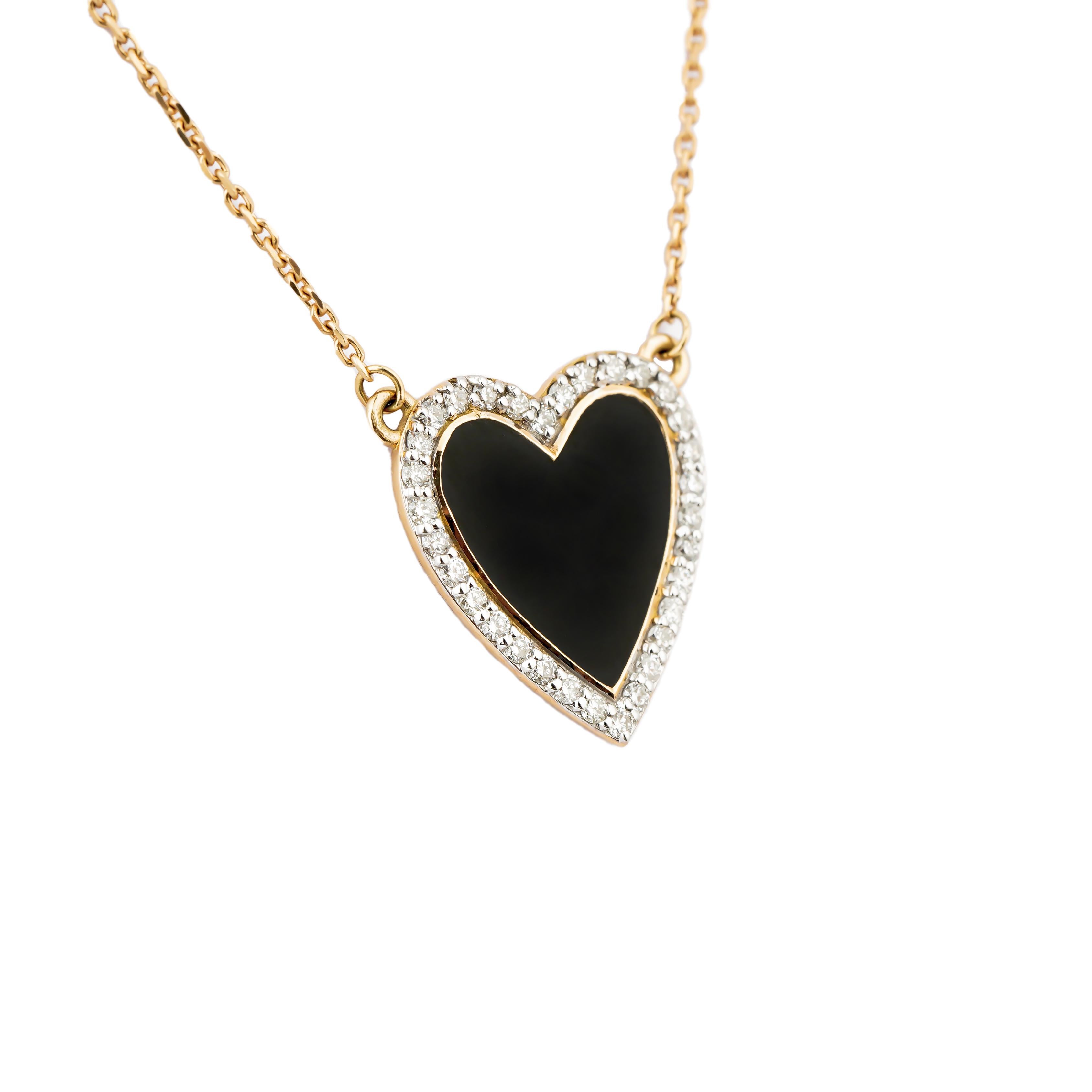 Pendente con diamante naturale da 0,25 carati in oro 18 carati In condizioni Nuovo in vendita a New York, NY