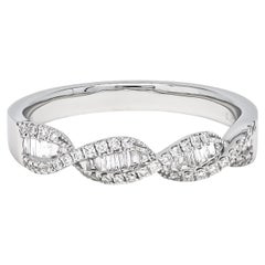 Felix, bague d
ADN en or blanc 18 carats avec diamant naturel de 0,30 carat