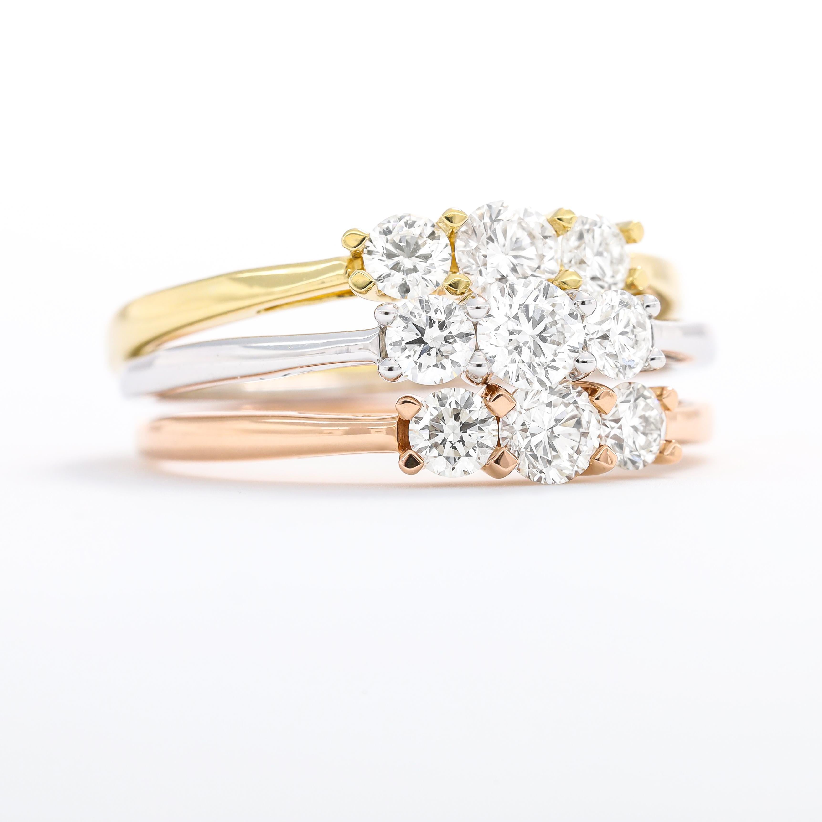 Natural Diamond 0.40 Carats 18KT Rose Gold Solitaire Engagement Ring For Sale 1