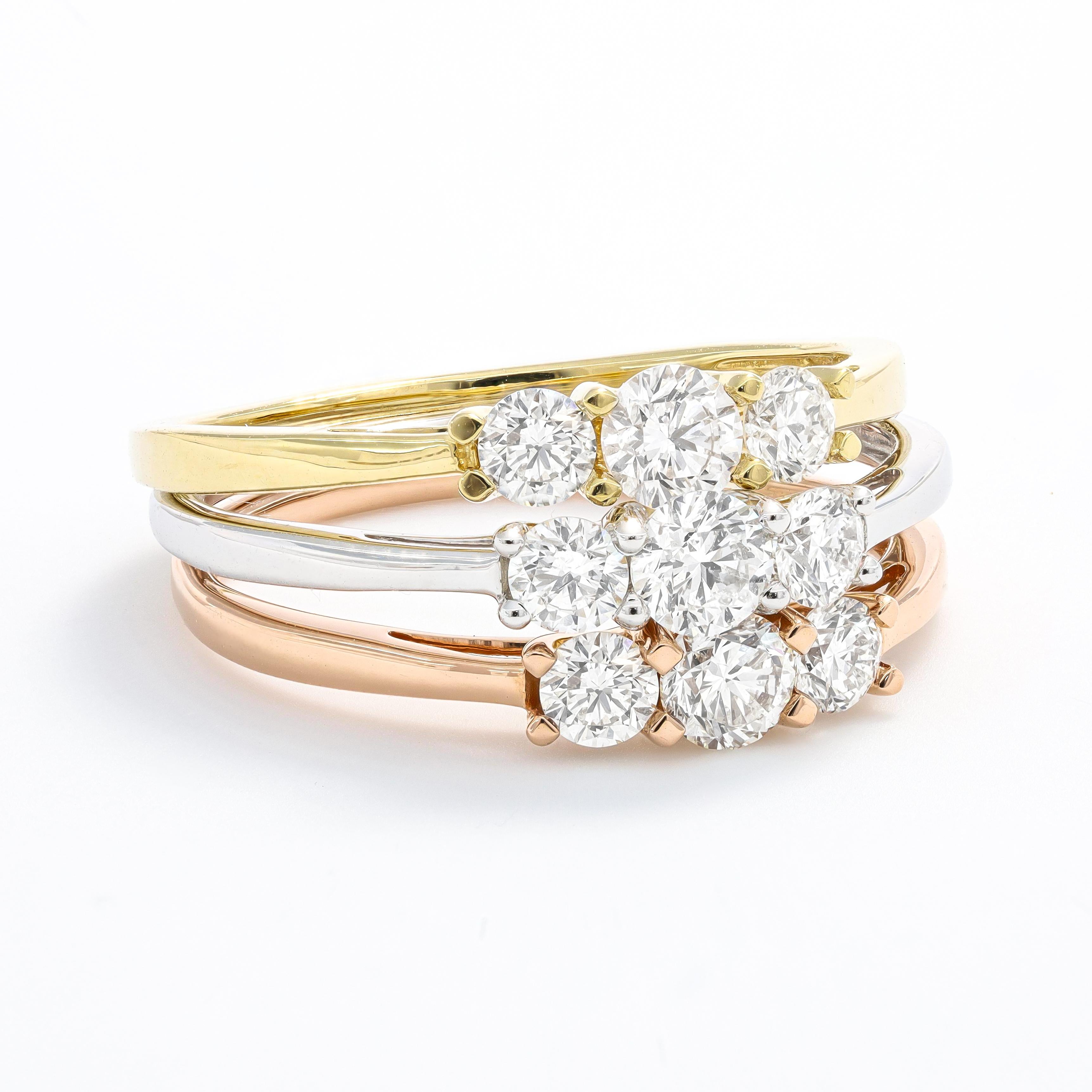 Verlobungsring, natürlicher Diamant 0,40 Karat 18KT Gelbgold Solitär im Zustand „Neu“ im Angebot in Antwerpen, BE