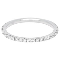 Natural Diamond 0.45 carat 18KT White Gold Full Eternity Ring 