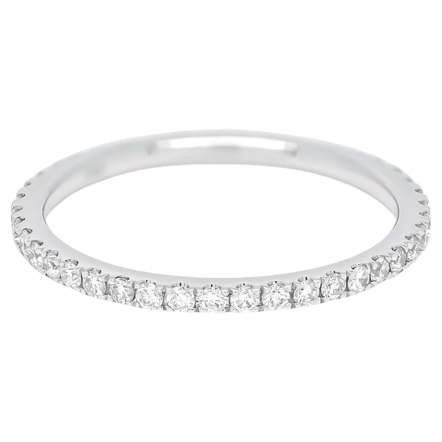 Natural Diamond 0.45 carat 18KT Yellow Gold Full Eternity Ring For Sale 5