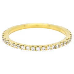 Natural Diamond 0.45 carat 18KT Yellow Gold Full Eternity Ring