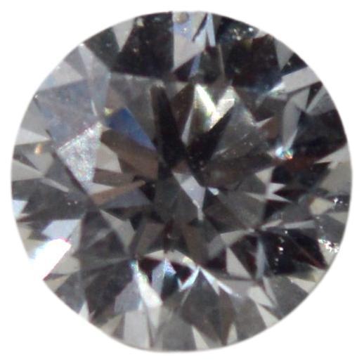 Natural Diamond, 0.50 carat brilliant cut and GIA certified For Sale