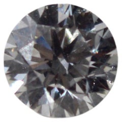 Diamant naturel, taille brillant de 0,50 carat et certifié GIA